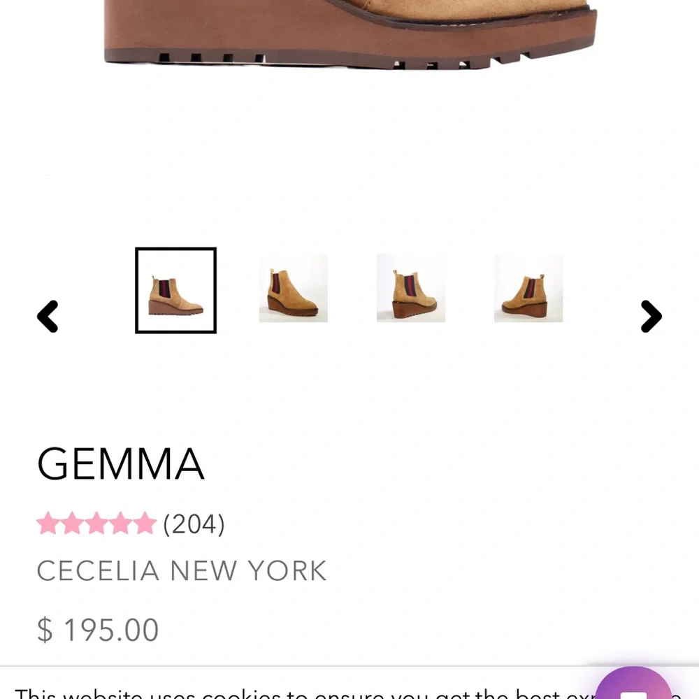 CECELIA NEW YORK GEMMA boots.‎ Size 7.5. Great condition